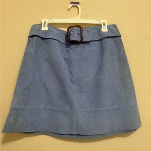 Mini skirt with belt